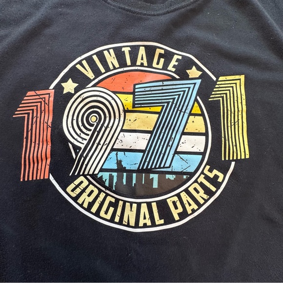 Vintage 1971 Original Parts Small T-shirt - Picture 2 of 7